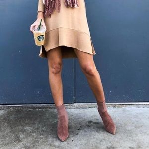 Steve Madden Remy Renne sock boot tan size 8.5